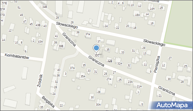 Kobyłka, Graniczna, 32C, mapa Kobyłka