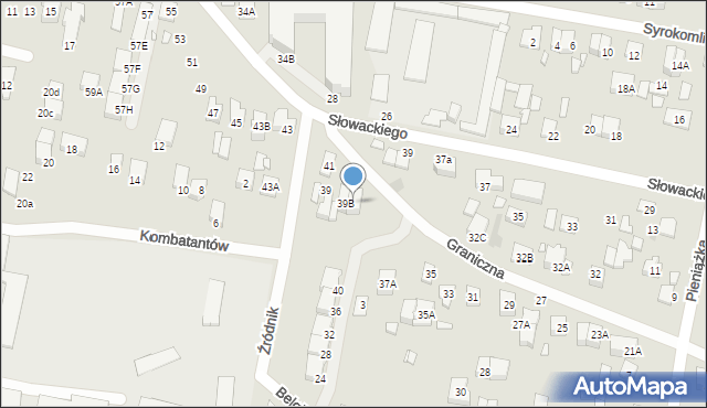 Kobyłka, Graniczna, 39C, mapa Kobyłka