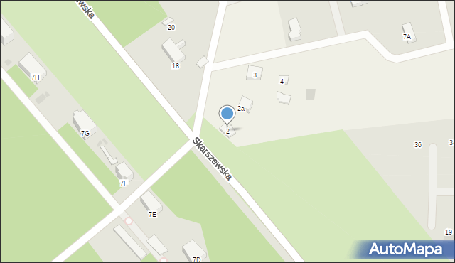 Kokoszkowy, Grzybka Józefa, dh., 2, mapa Kokoszkowy
