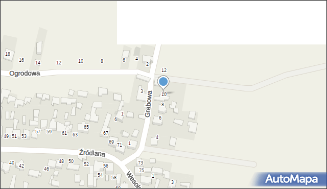 Kolbark, Grabowa, 10, mapa Kolbark