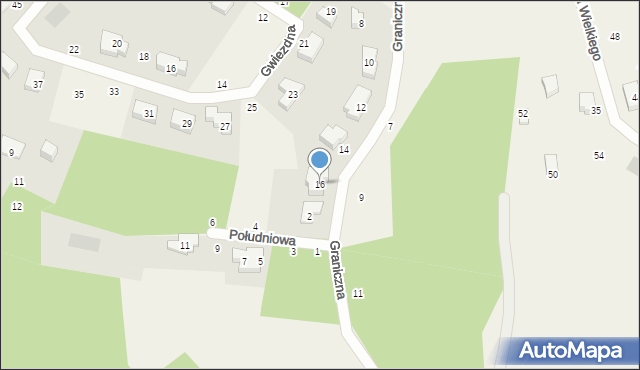 Koleczkowo, Graniczna, 16, mapa Koleczkowo