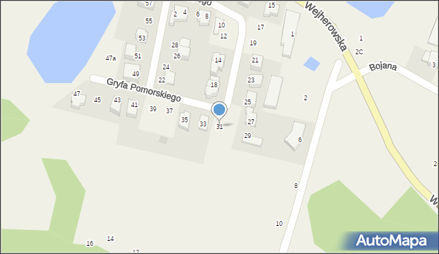 Koleczkowo, Gryfa Pomorskiego, 31, mapa Koleczkowo