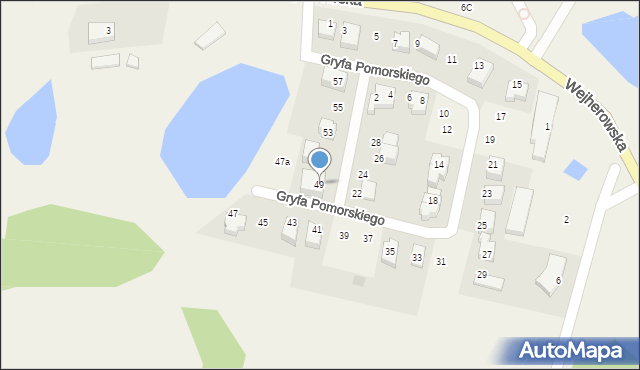 Koleczkowo, Gryfa Pomorskiego, 49, mapa Koleczkowo