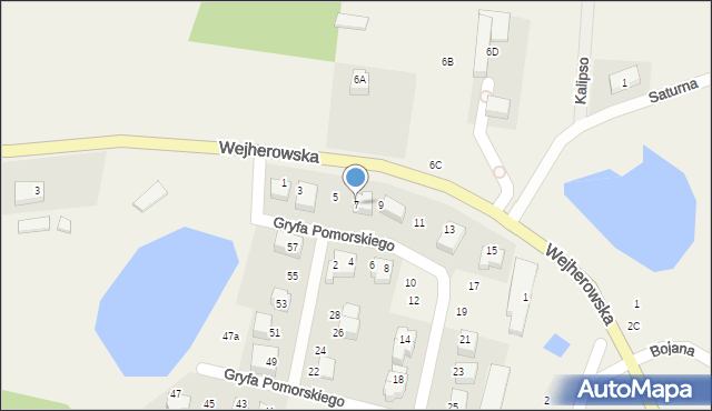 Koleczkowo, Gryfa Pomorskiego, 7, mapa Koleczkowo