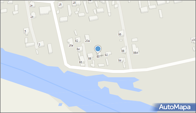 Konin, Grójecka, 90, mapa Konina