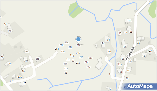 Kościelisko, Groń, 21k, mapa Kościelisko