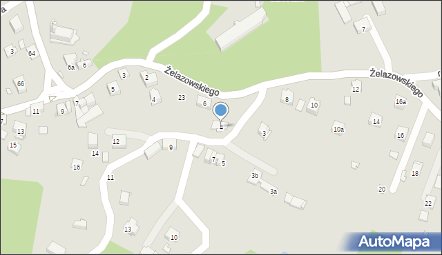 Kraków, Gruszczyńskiego Włodzimierza, 4, mapa Krakowa