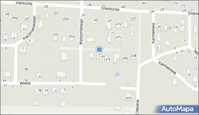 Kraśnik, Graniczna, 149d, mapa Kraśnik