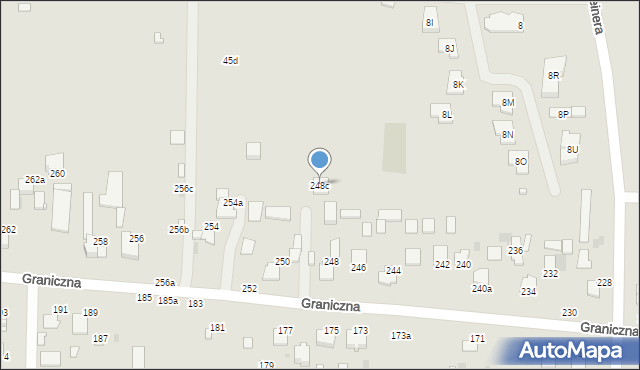 Kraśnik, Graniczna, 248c, mapa Kraśnik