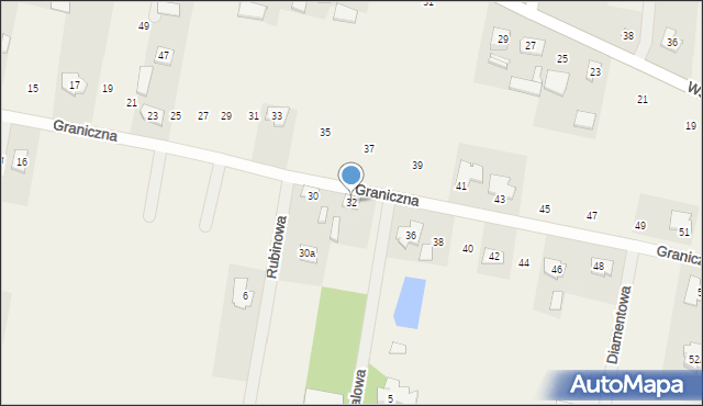 Królewiec, Graniczna, 32, mapa Królewiec