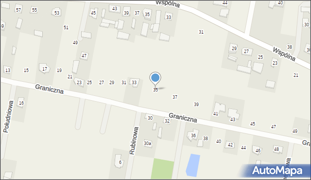 Królewiec, Graniczna, 35, mapa Królewiec