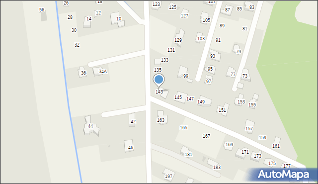 Krościenko Wyżne, Grunwaldzka, 143, mapa Krościenko Wyżne