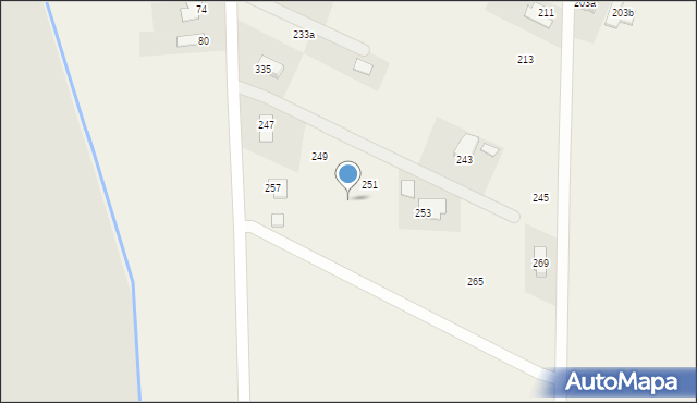 Krościenko Wyżne, Grunwaldzka, 255, mapa Krościenko Wyżne