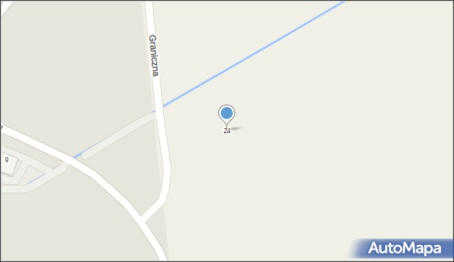 Krzeczów, Graniczna, 24, mapa Krzeczów