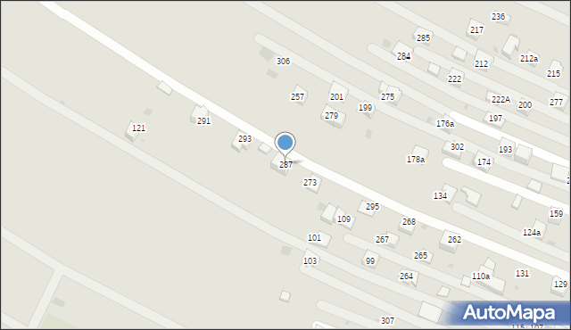 Krzeszowice, Grunwaldzka, 287, mapa Krzeszowice
