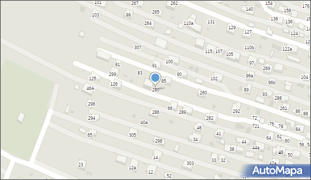 Krzeszowice, Grunwaldzka, 290, mapa Krzeszowice