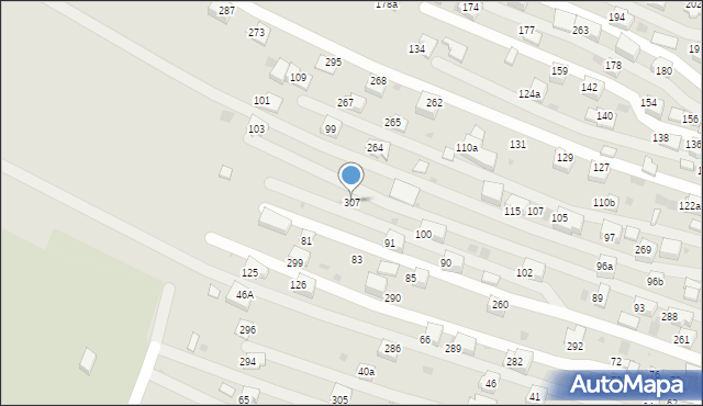 Krzeszowice, Grunwaldzka, 307, mapa Krzeszowice