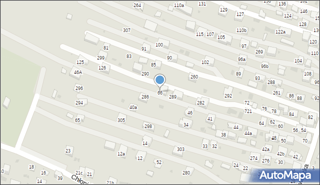 Krzeszowice, Grunwaldzka, 66, mapa Krzeszowice