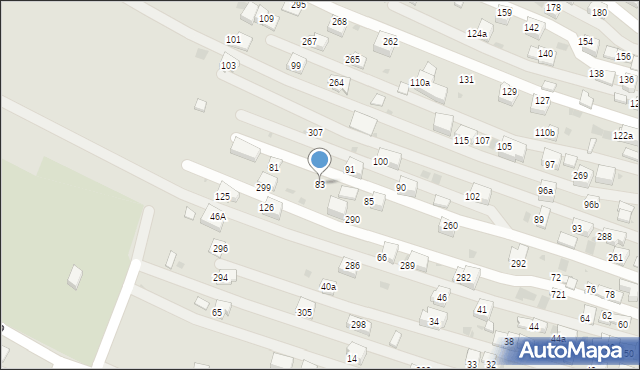 Krzeszowice, Grunwaldzka, 83, mapa Krzeszowice