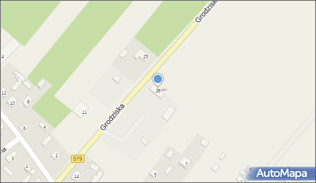 Kuklówka Zarzeczna, Grodziska, 16, mapa Kuklówka Zarzeczna