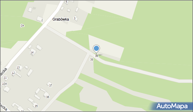 Kunów, Grabowiecka, 38, mapa Kunów