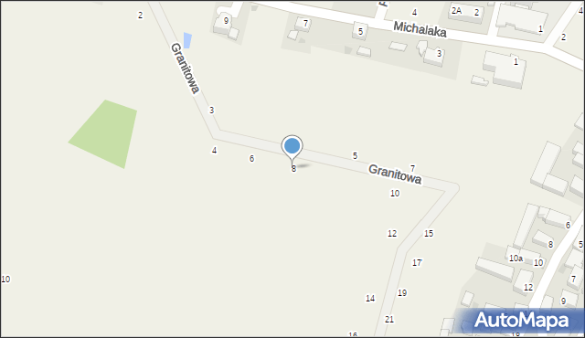 Kuropatnik, Granitowa, 8, mapa Kuropatnik