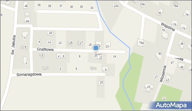 Kurowice, Grafitowa, 10, mapa Kurowice