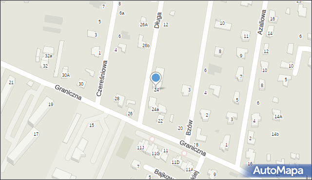 Kutno, Graniczna, 24, mapa Kutno