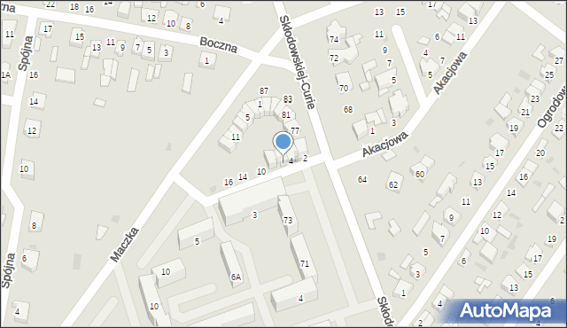 Kutno, Grota-Roweckiego Stefana, gen., 6, mapa Kutno