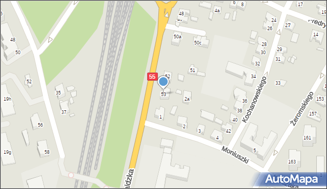 Kwidzyn, Grunwaldzka, 53, mapa Kwidzyn