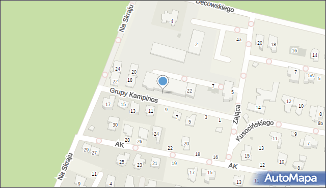 Latchorzew, Grupy Kampinos, 10, mapa Latchorzew