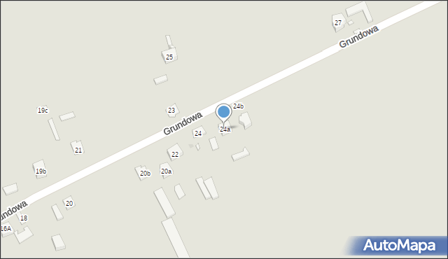 Latowicz, Grundowa, 24a, mapa Latowicz