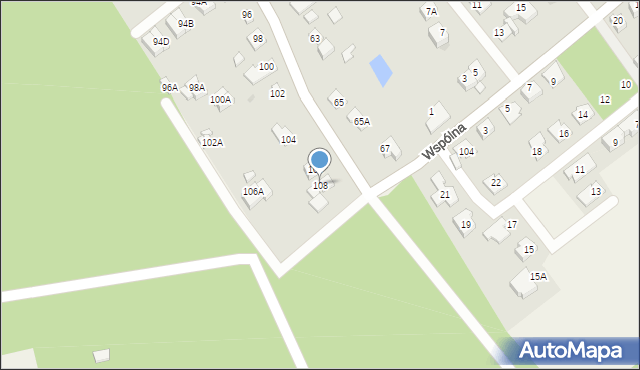 Legionowo, Grudzie, 108, mapa Legionowo