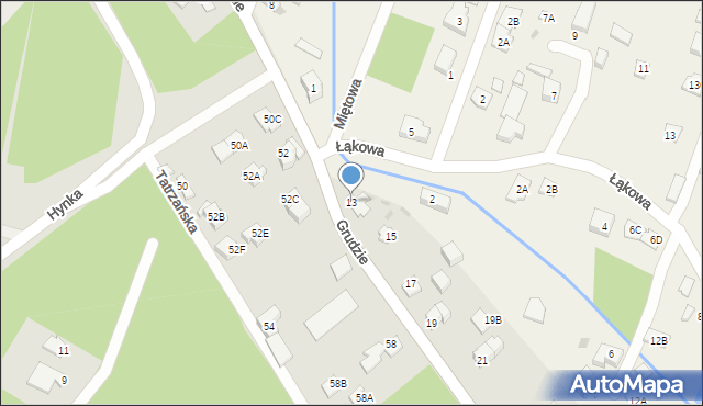 Legionowo, Grudzie, 13, mapa Legionowo