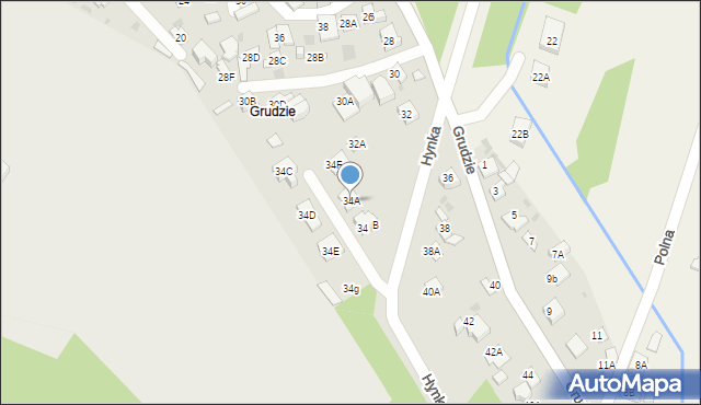 Legionowo, Grudzie, 34A, mapa Legionowo