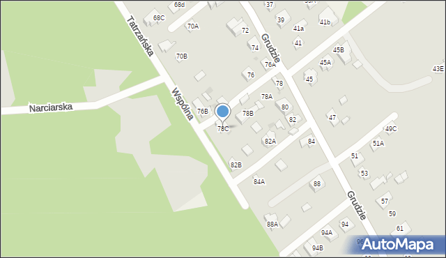 Legionowo, Grudzie, 78C, mapa Legionowo