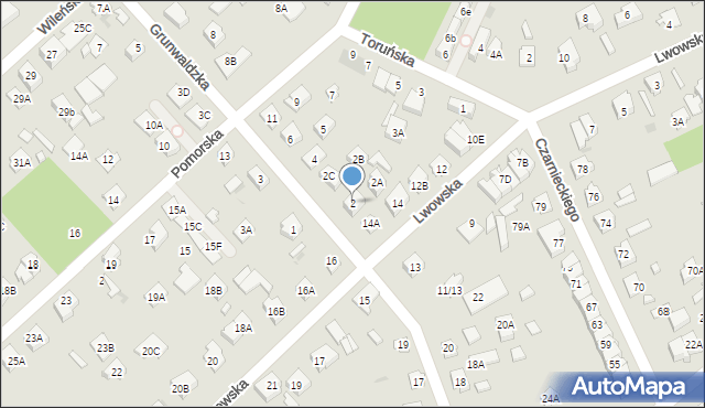Legionowo, Grunwaldzka, 2, mapa Legionowo