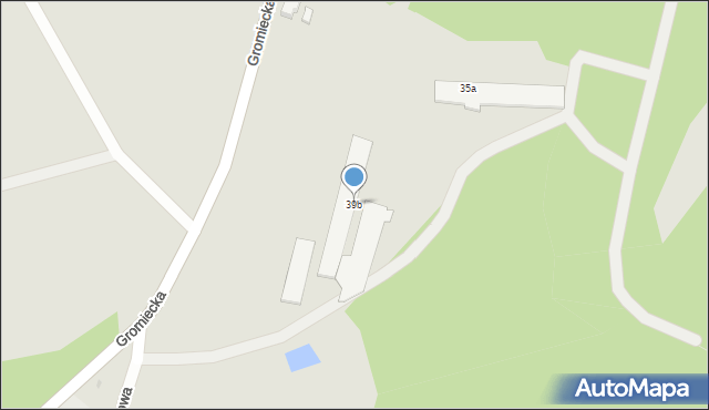 Libiąż, Gromiecka, 39b, mapa Libiąż