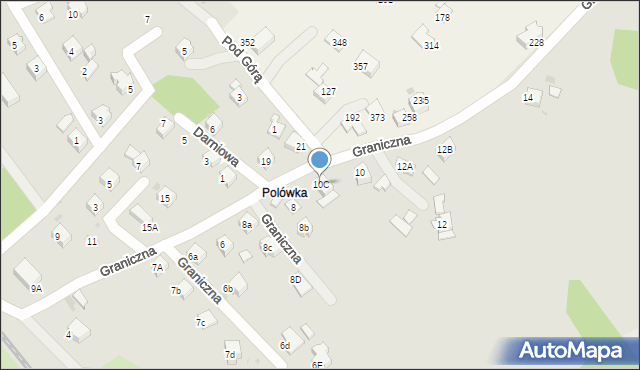 Limanowa, Graniczna, 10C, mapa Limanowa