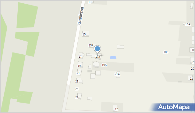 Lipówki, Graniczna, 17a, mapa Lipówki