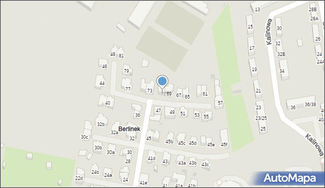 Łódź, Grunwaldzka, 71, mapa Łodzi