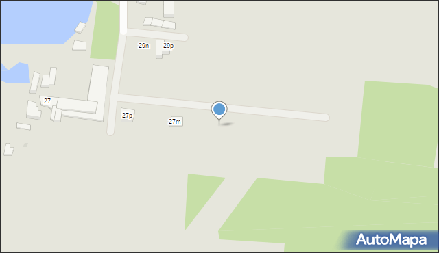 Łódź, Grabińska, 27k, mapa Łodzi