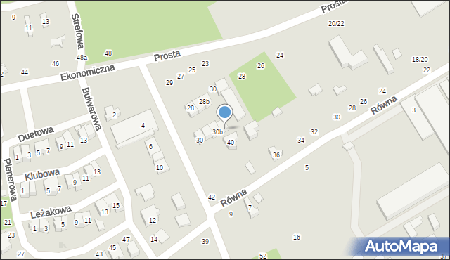 Łódź, Graniczna, 30c, mapa Łodzi