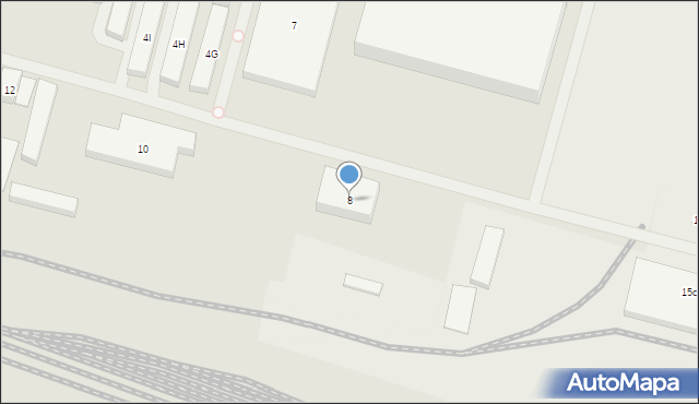 Lublin, Grygowej Antoniny, 8, mapa Lublina