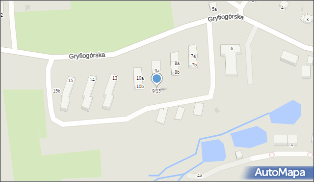 Lubomierz, Gryfiogórska, 9/13, mapa Lubomierz