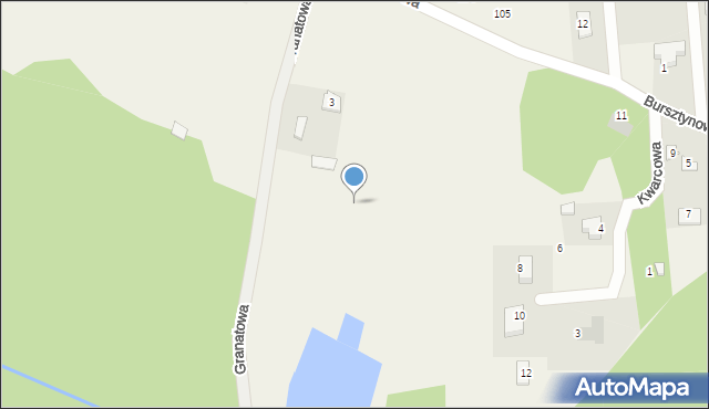 Ludwikowo, Granatowa, 9, mapa Ludwikowo