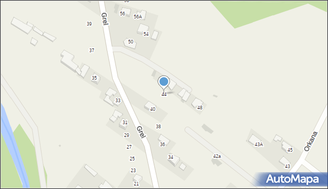 Ludźmierz, Grel, 44, mapa Ludźmierz