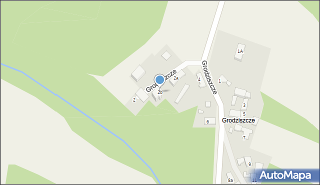 Maciejowice, Grodziszcze, 2b, mapa Maciejowice