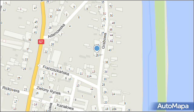 Maków Mazowiecki, Grabowa, 15, mapa Maków Mazowiecki