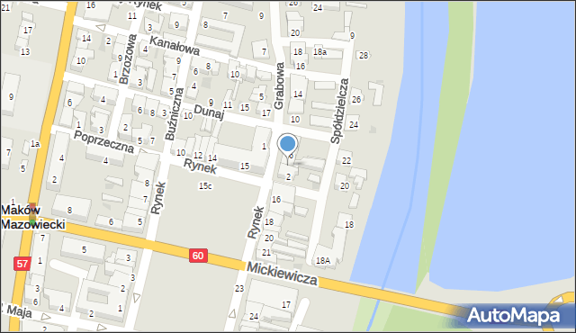 Maków Mazowiecki, Grabowa, 4, mapa Maków Mazowiecki